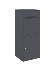 Cassetta per pacchi Antracite 41 x 38 x 103 cm Acciaio 2