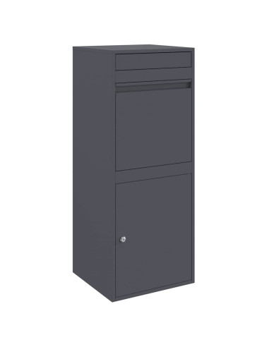 Cassetta per pacchi Antracite 41 x 38 x 103 cm Acciaio