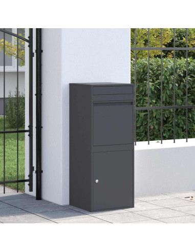 Cassetta per pacchi Antracite 41 x 38 x 103 cm Acciaio