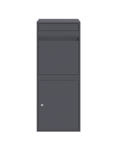 Cassetta per pacchi Antracite 41 x 38 x 103 cm Acciaio