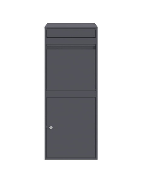 Cassetta per pacchi Antracite 41 x 38 x 103 cm Acciaio