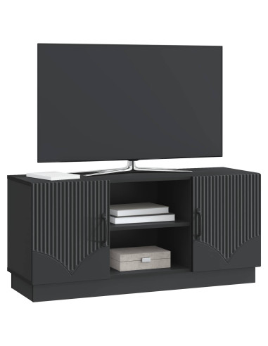 Mobile TV Nero 102 x 34,5 x 47 cm Legno ingegnerizzato