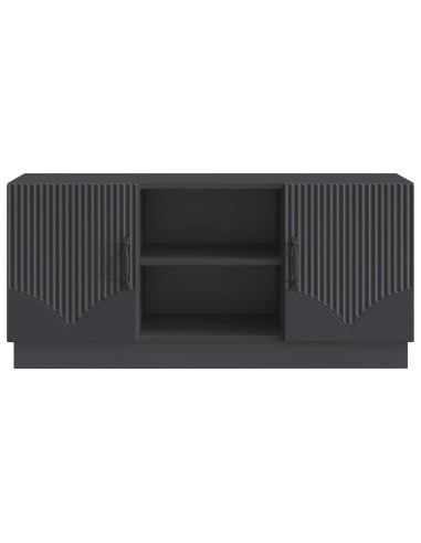 Mobile TV Nero 102 x 34,5 x 47 cm Legno ingegnerizzato
