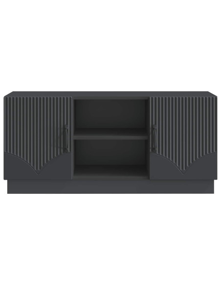 Mobile TV Nero 102 x 34,5 x 47 cm Legno ingegnerizzato