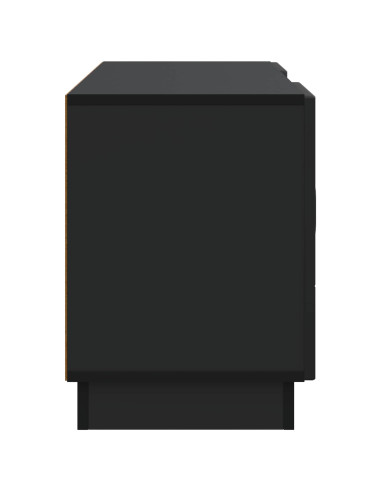Mobile TV Nero 102 x 34,5 x 47 cm Legno ingegnerizzato