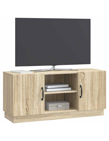 Mobile TV Rovere Sonoma 102 x 34,5 x 47 cm Legno ingegnerizzato