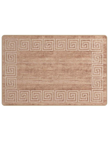 Runner Tappeto MARSA Bianco 100 x 150 cm Poliestere e PVC