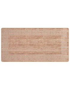 Runner Tappeto MARSA Bianco 100 x 200 cm Poliestere e PVC 2