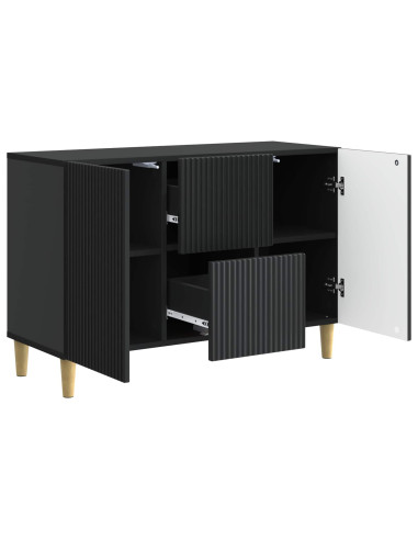 Credenza Nero 89 x 34,5 x 60 cm Legno ingegnerizzato