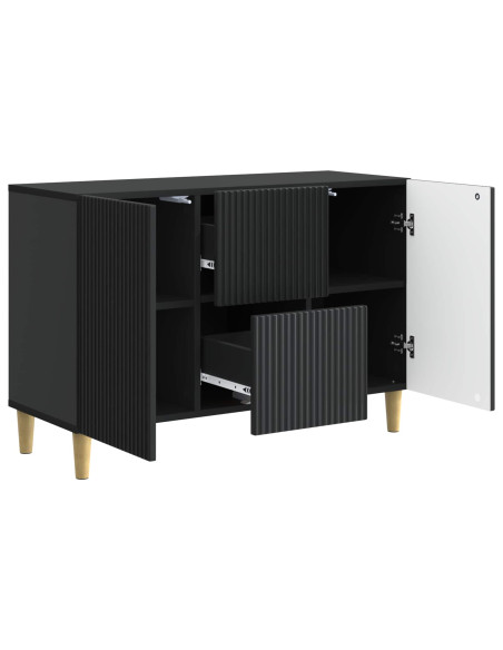 Credenza Nero 89 x 34,5 x 60 cm Legno ingegnerizzato