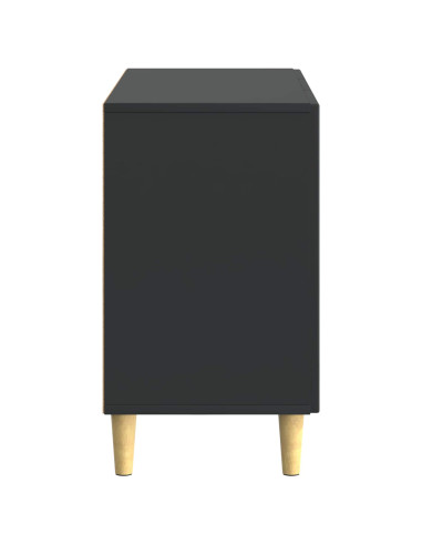 Credenza Nero 89 x 34,5 x 60 cm Legno ingegnerizzato