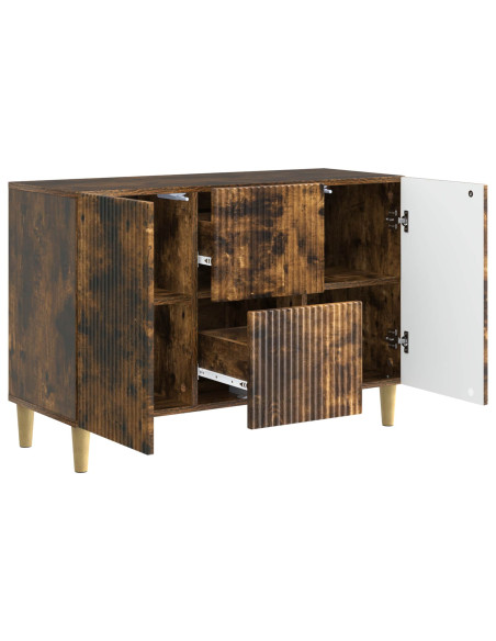 Credenza Rovere Fumo 89 x 34,5 x 60 cm Legno ingegnerizzato