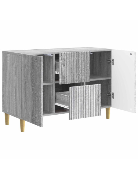 Credenza Grigio Sonoma 89 x 34,5 x 60 cm Legno ingegnerizzato