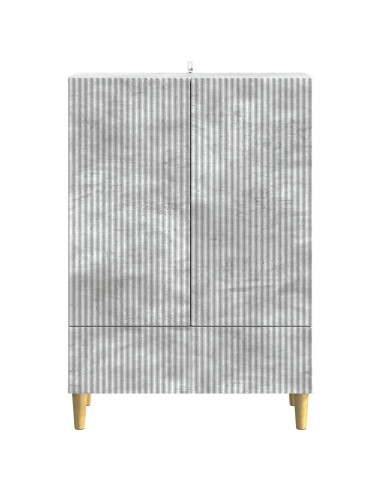 Credenza Grigio Cemento 66 x 34,5 x 95 cm Legno ingegnerizzato