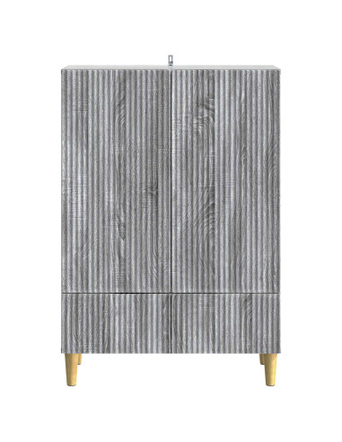 Credenza Grigio Sonoma 66 x 34,5 x 95 cm Legno ingegnerizzato
