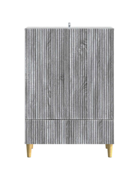 Credenza Grigio Sonoma 66 x 34,5 x 95 cm Legno ingegnerizzato