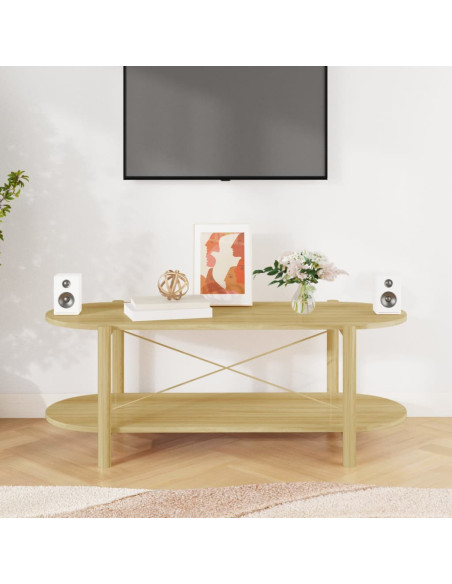 Tavolino da Salotto 110x48x40 cm in Legno Multistrato
