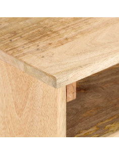 Mobile Porta TV 140x30x50 cm in Legno Massello di Mango 2