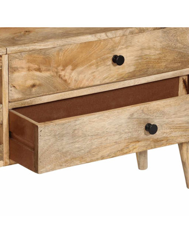 Mobile Porta TV 140x30x50 cm in Legno Massello di Mango