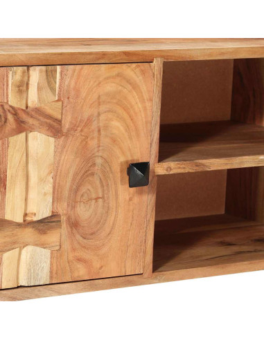 Mobile Porta TV 118x30x45 cm in Legno Massello di Acacia