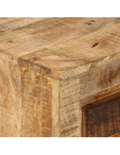 Cassettiera 60x33x75 cm in Legno Massello di Mango 2