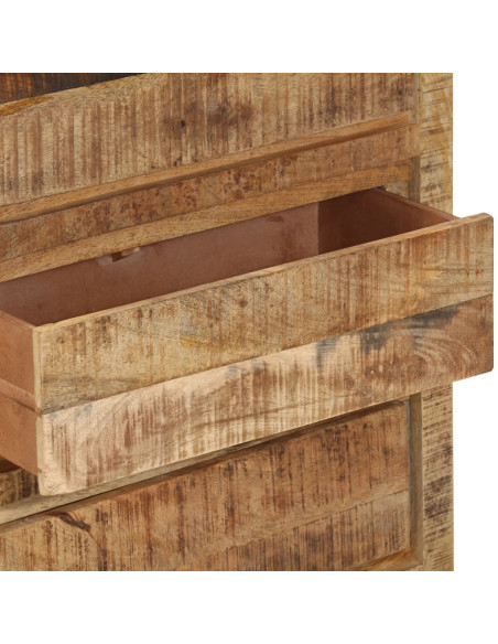 Cassettiera 60x33x75 cm in Legno Massello di Mango