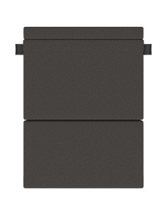 Divano Letto Pieghevole Grigio scuro 203 x 152 x 15 cm Tessuto 2