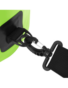 Borsa Impermeabile con Cerniera Verde 20 L in PVC