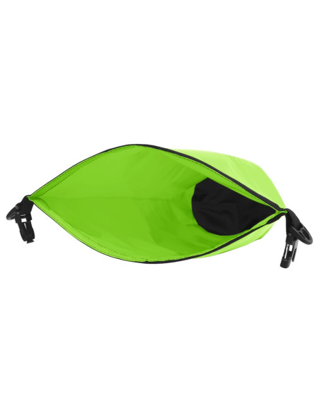 Borsa Impermeabile con Cerniera Verde 20 L in PVC
