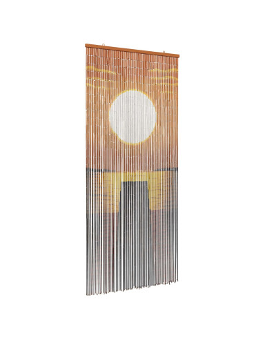 Tenda per Porta Antinsetti multicolore 200 x 90 cm Bambù