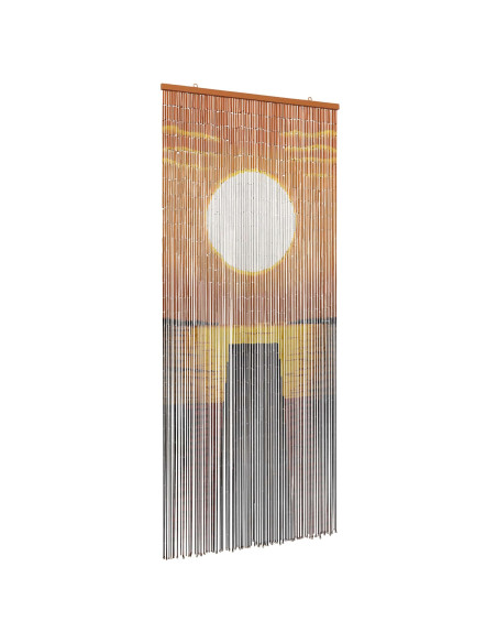 Tenda per Porta Antinsetti multicolore 200 x 90 cm Bambù