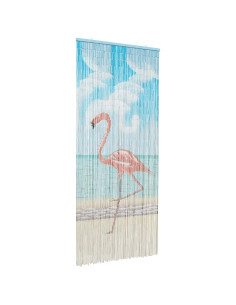 Tenda per Porta Antinsetti multicolore 200 x 90 cm Bambù 2