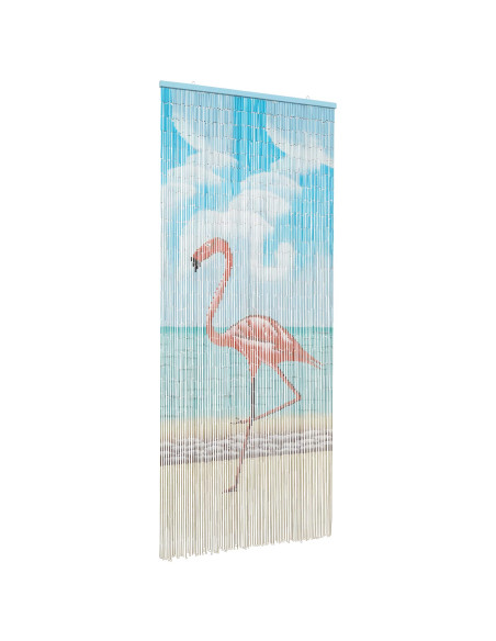 Tenda per Porta Antinsetti multicolore 200 x 90 cm Bambù