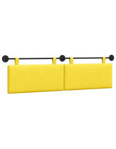 Testata appesa Giallo Chiaro 170 x 55 x 5 cm Tessuto in Cords 2