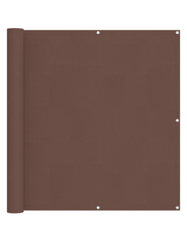 Schermo da balcone Marrone 110 x 300 cm Tessuto Oxford