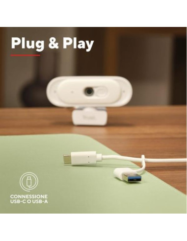 TOMAR 2K QHD WEBCAM WHITE
