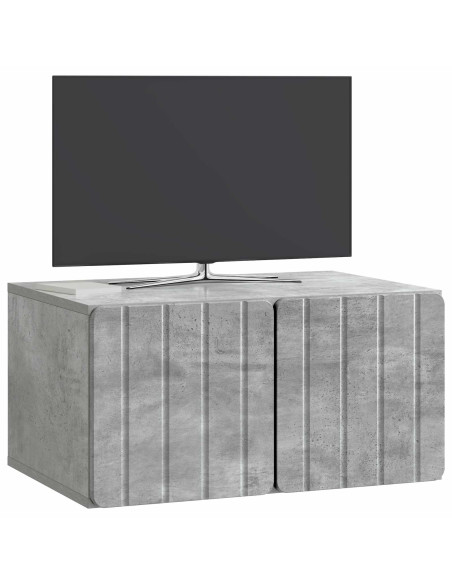 Mobile Porta TV da Muro Grigio Cemento 59,5 x 41 x 30 cm