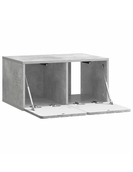Mobile Porta TV da Muro Grigio Cemento 59,5 x 41 x 30 cm