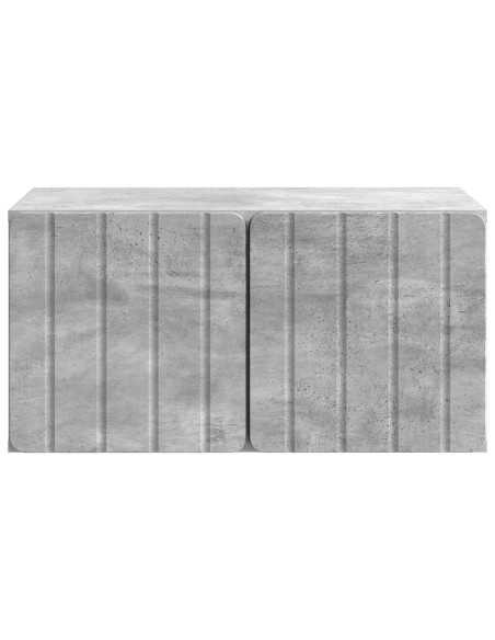 Mobile Porta TV da Muro Grigio Cemento 59,5 x 41 x 30 cm