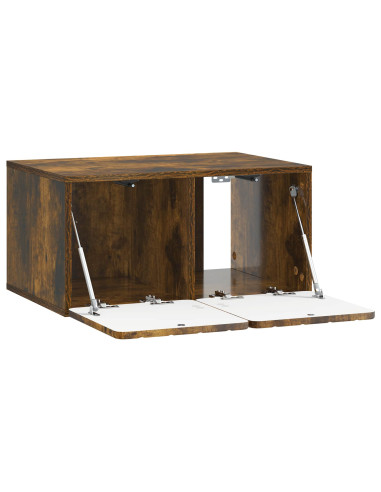 Mobile Porta TV da Muro Rovere Fumo 59,5 x 41 x 30 cm