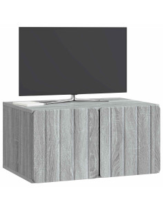 Mobile Porta TV da Muro Grigio Sonoma 59,5 x 41 x 30 cm 2