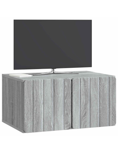 Mobile Porta TV da Muro Grigio Sonoma 59,5 x 41 x 30 cm
