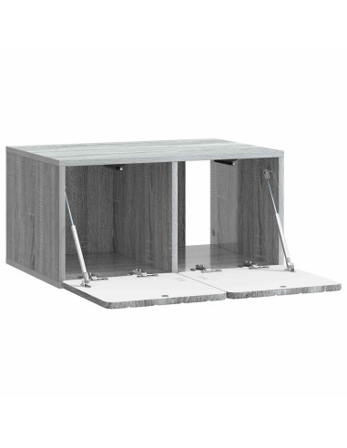 Mobile Porta TV da Muro Grigio Sonoma 59,5 x 41 x 30 cm