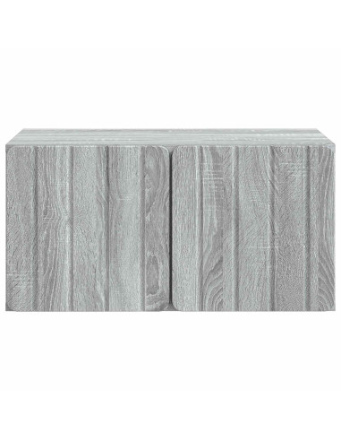 Mobile Porta TV da Muro Grigio Sonoma 59,5 x 41 x 30 cm