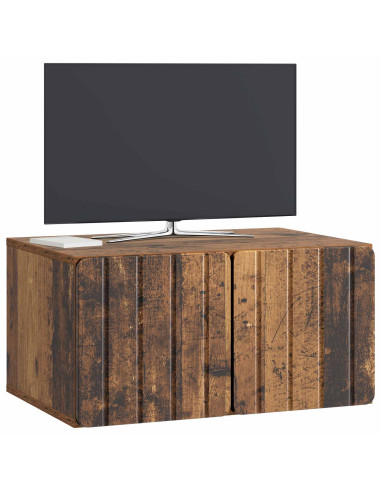Mobile Porta TV da Muro Legno antico 59,5 x 41 x 30 cm