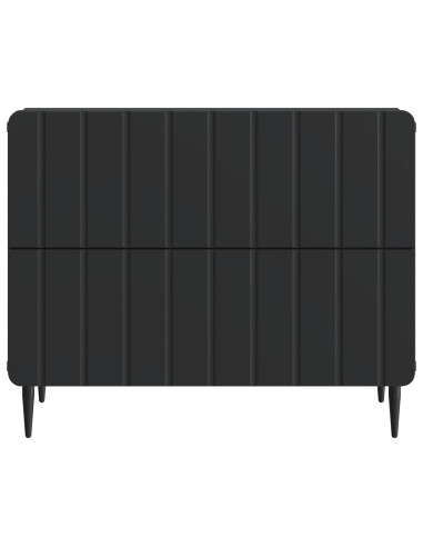 Armadio da Notte Nero 62 x 34,5 x 49,5 cm Legno ingegnerizzato