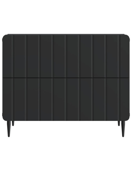Armadio da Notte Nero 62 x 34,5 x 49,5 cm Legno ingegnerizzato