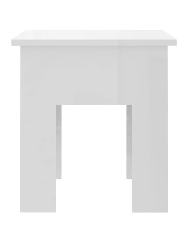 Tavolino da Salotto Bianco 40x40x42 cm in Truciolato