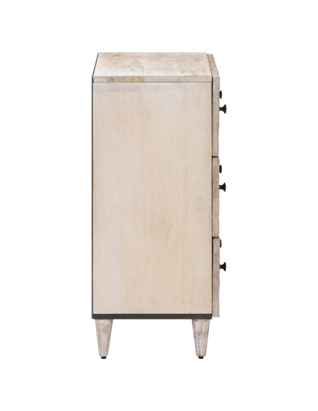 Credenza con Ripostiglio Bianco 60 x 33,5 x 75 cm