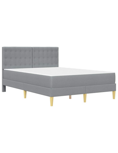 Struttura letto con materasso Grigio chiaro 120 x 190 cm